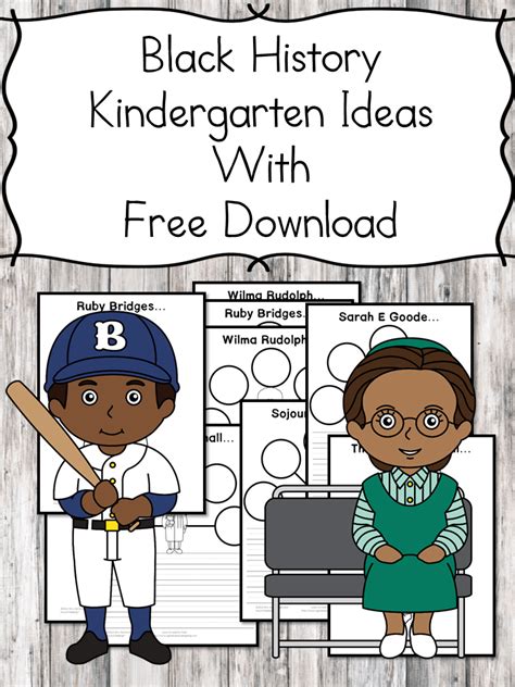 black history kindergarten lesson plans  ideas