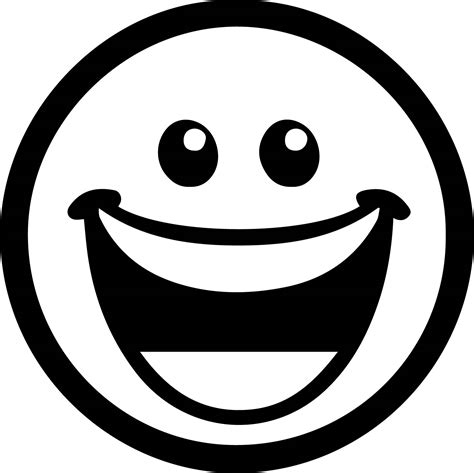 Next Emoticon Laughing Face Coloring Page