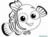 Coloring Nemo Finding Fish Pages Under Sea Adventures Story Water Cutest sketch template