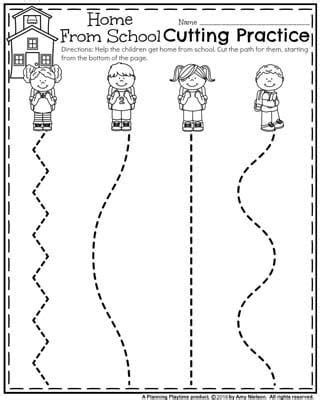 preschool cutting worksheets cuteconservative