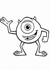 Monsters Coloring Monster Inc Pages Printable Kids Clipart Boo King Cliparts Color Eyes Characters Print Disney Cartoon Cookie Clip Eyeball sketch template
