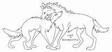 Wolf Lineart Couple Deviantart Anime Drawings Coloring Pages Kids sketch template