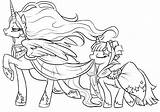 Pony Little Coloring Print Mlp Princess Celestia Kids Twilight Girl Sheets Cute sketch template