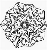 Mandala Mandalas Estrella Ausmalbilder Pintar Kaleidoscope Malvorlage Printalbe Juf Dibujalandia Ausmalbild Coloringhome Stimmen Stemmen sketch template
