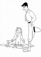 Curious George Coloring Pages Getdrawings Print sketch template