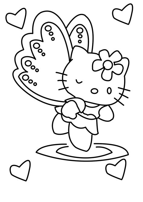 kitty girlie learn  coloring