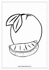 Megaworkbook Pear sketch template