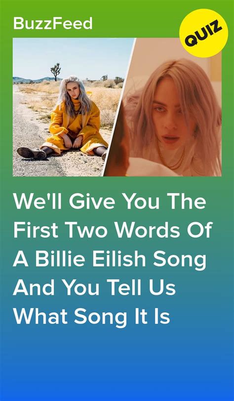 guess  correct billie eilish song     words billie eilish fun