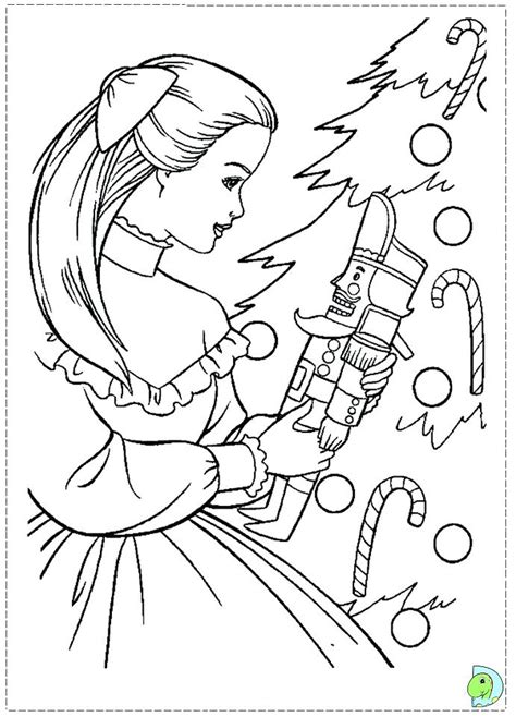 barbie christmas coloring pages  getdrawings
