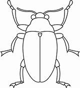 Bug Printable Template Pages Bugs Coloring Ausmalbilder Colouring Insects sketch template