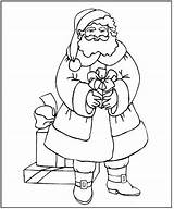 Santa Clous Christmas Pages Coloring Laughing Printable sketch template