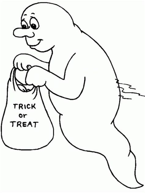 halloween ghost coloring page kids play color coloring pages