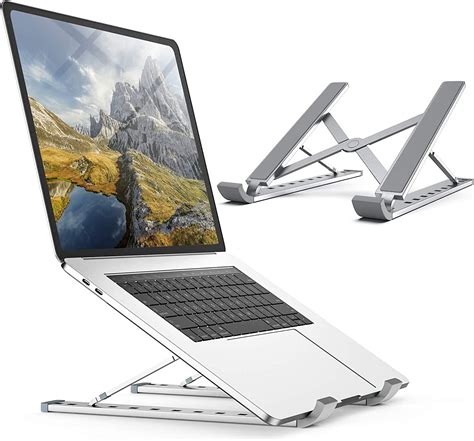 portable laptop stand foldable adjustable laptop stand holder universal ergonomic aluminium