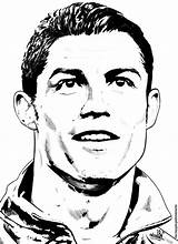 Ronaldo Cristiano Cr7 Beau Soccer sketch template
