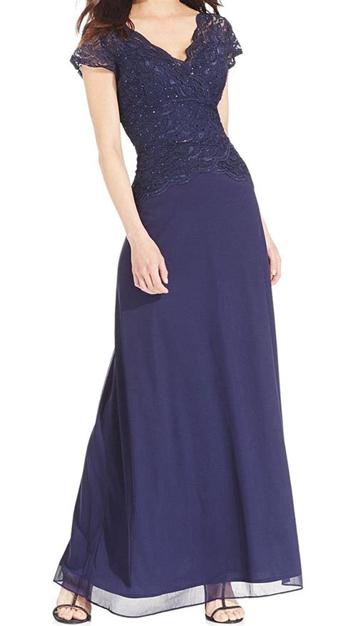 onyx nite navy lace womens ball evening gown dress blue  evening gown dresses dresses