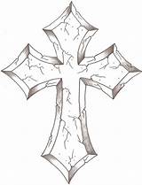 Crosses Cross Drawing Drawings Cool Tattoo Stone Tattoos Simple Designs Line Contour Easy Draw Celtic Clipart Religious Cliparts Deviantart Quotes sketch template