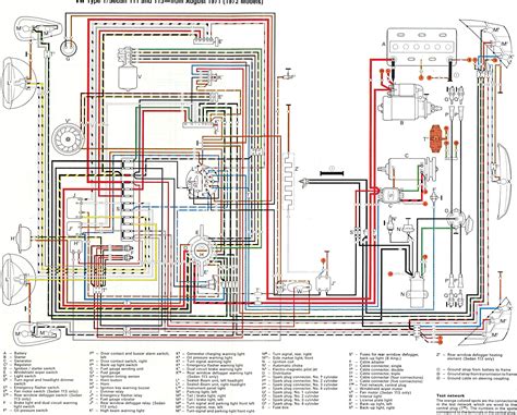 vw beetle wiring diagram wiring flow