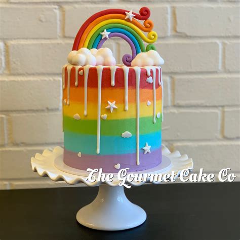 rainbow drip cake tutorial the gourmet cake company