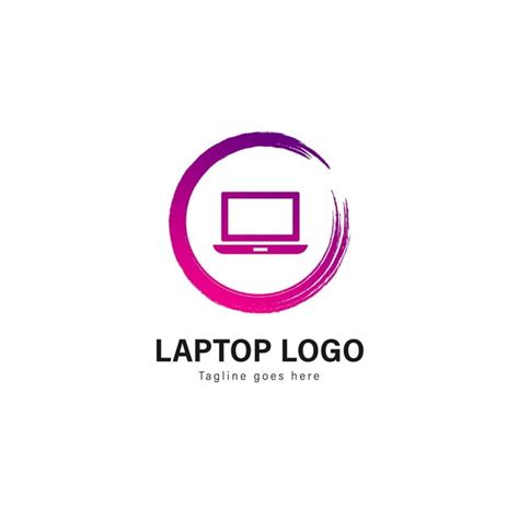 laptop logo design vector hd images laptop logo template design laptop