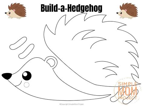 hedgehog outline template kemprot blog
