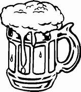 Beer Drawing Mug Stein Clipart Decal Line Sticker Decals Bottle Drug Alcohol Getdrawings Clip Clker Rating Width sketch template