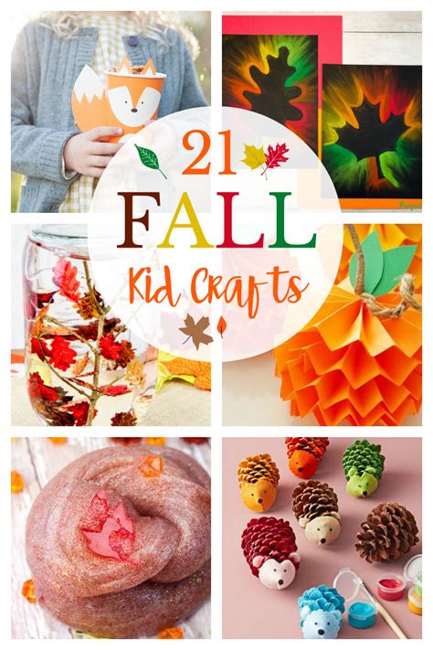 fall crafts  kids crazy  projects