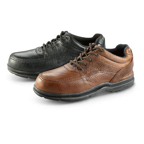 mens rockport works steel toe oxford work shoes  casual shoes