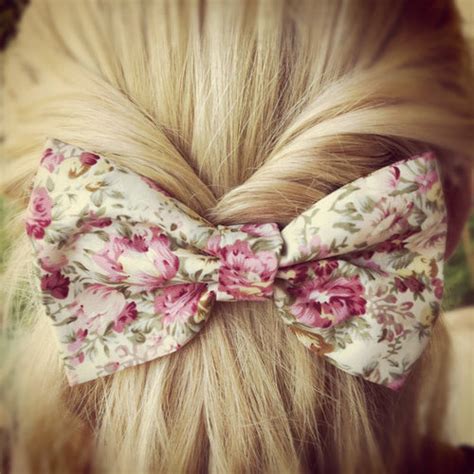 floral bow with blonde hair pictures photos and images