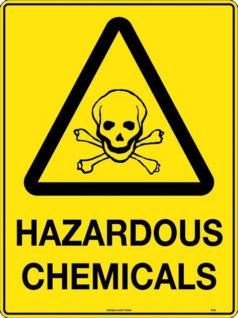caution hazardous chemicals caution signs uss