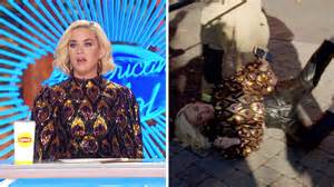 Katy Perry Collapsing American Idol Auditions Get Interrupted By An