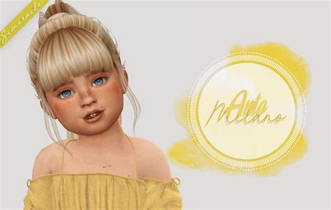 sims  ccs   toddlers kids hair  simiracle