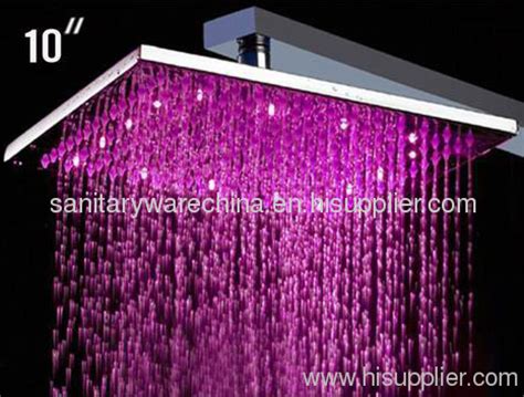 romantic  color led light rain shower heads supplier  china manufacturer ningbo cixi