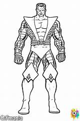 Colossus Xmen Deadpool Coloso Coloringpage sketch template