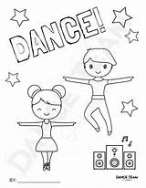 Dance Coloring Printable Pages Boy Boys Choose Board Colouring sketch template