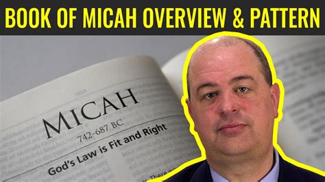 Book Of Micah Overview And Pattern Come Follow Me Jonah Micah Youtube