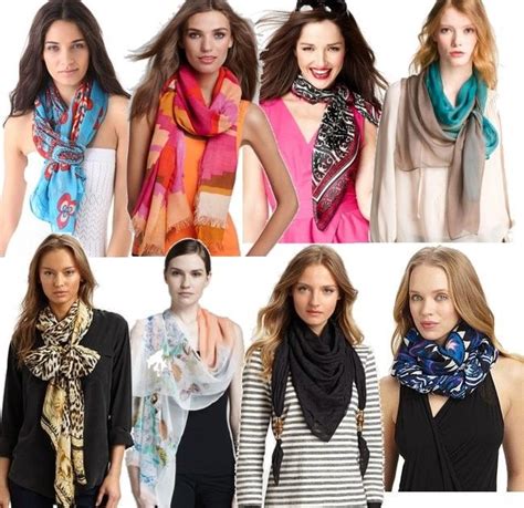 Scarves In Different Color By Yoko S Fashion Ways To Wear A Scarf