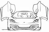 Ferrari Coloring Pages Car Italia Printable Spider Color Mp412 Cars Getcolorings La Print Coloriage Getdrawings Side Drawing Carscoloring Pag sketch template