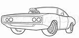 Dodge Fast Coloring Furious Charger Pages Car 1970 Cars Drawing Challenger Draw Drawings Race Step 1969 Skyline Sheets Coloriage Nissan sketch template