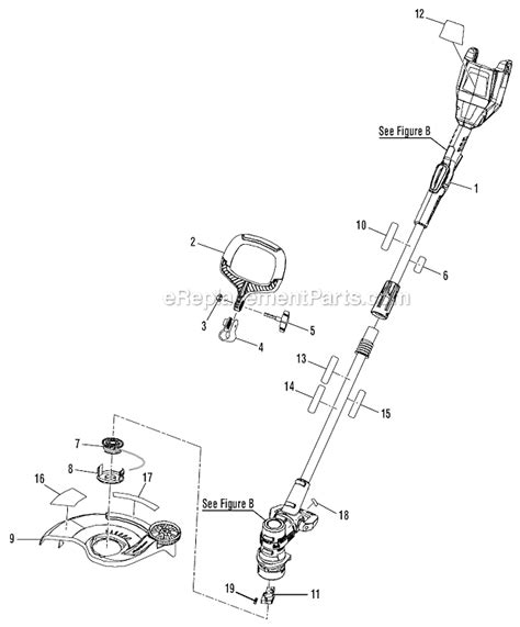 ryobi ry parts list  diagram ereplacementpartscom