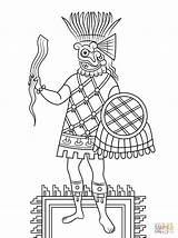 Aztec Tlaloc Dios Azteca Lluvia Quetzalcoatl Azteken Aztecs Fertilidad Ausmalbilder Regens Gott Printable Aztecas Fertility Warrior Getcoloringpages Imperio sketch template
