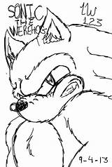 Werewolf Werehog sketch template