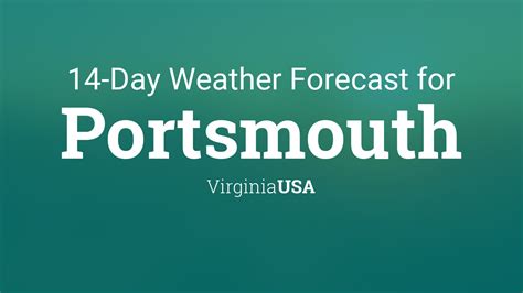 portsmouth virginia usa  day weather forecast