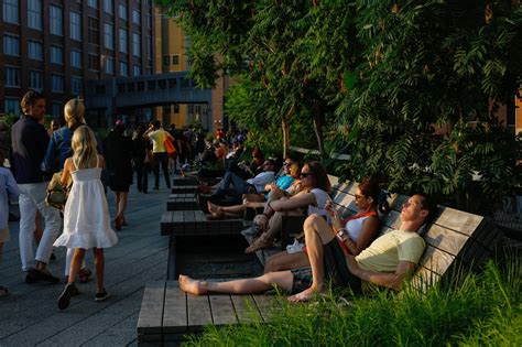 designers stretch out imaginations on park benches the new york times
