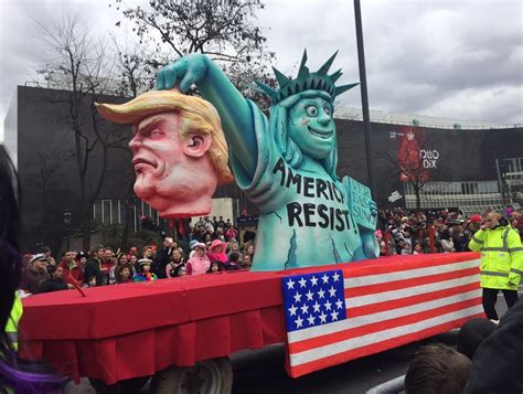 shock german parade float shows beheaded president trump