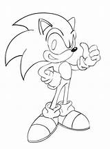 Coloring Sonic Pages Super Popular sketch template