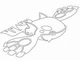 Kyogre Coloring Drawing Pages Pokemon Primal Rowlett Getdrawings Paintingvalley Draw Template sketch template