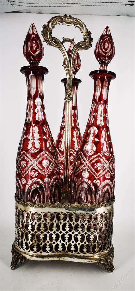 Antiques Atlas Bohemian Glass Decanters