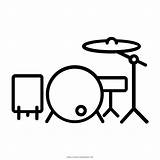 Drum Colorare Tamburo Disegni Kick Drums Drummer Cymbal sketch template