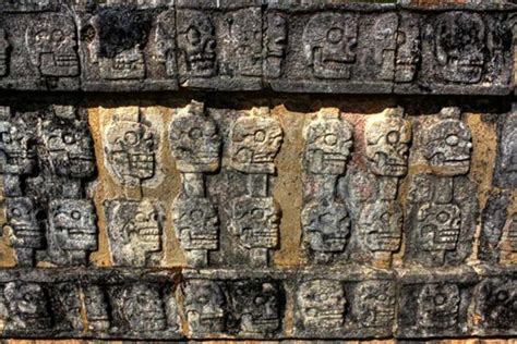terrifying mesoamerican skull racks were erected to deter enemies