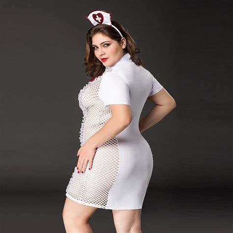 Nurse Plus Size Sexy Lingerie Set Erotic Costume For